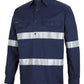 JB'S Hi Vis Close Front L/S 150G Work Shirt Reflective Tape (6HWCT)
