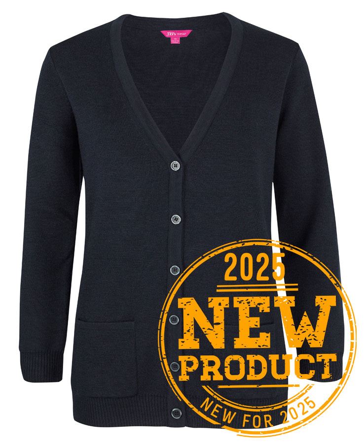 JB's Ladies Anti-Bacterial ISO 20645 Cardigan (6LCA)