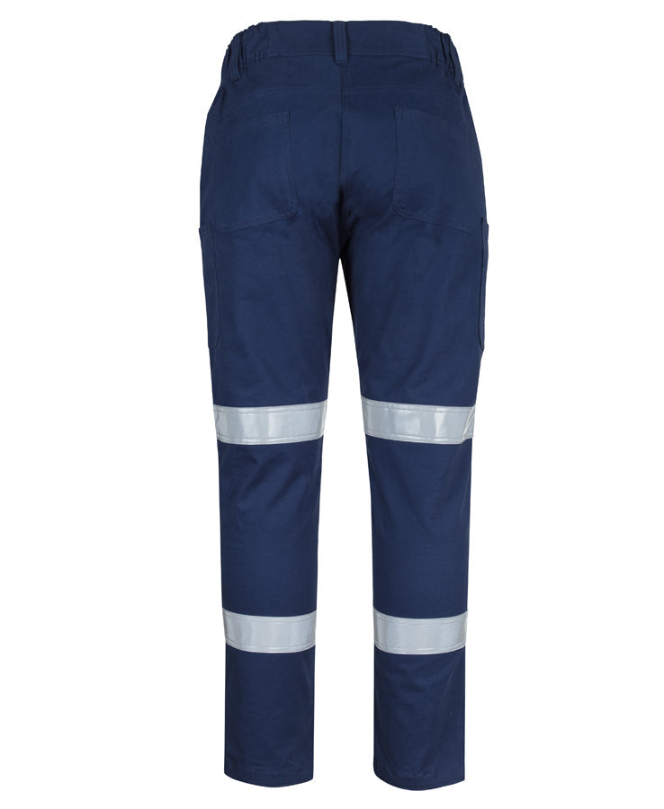 JB's Ladies Multi Pocket Stretch Twill Pant With D+N Tape (6MTD1)