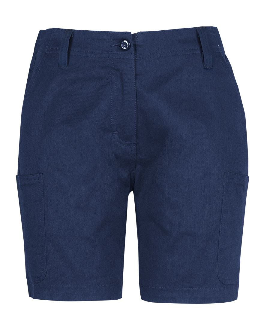 JB's Ladies Multi Pocket Stretch Twill Short (6MTS1)