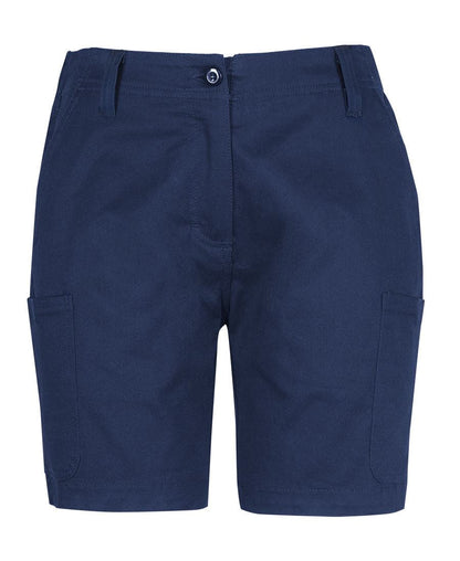 JB's Ladies Multi Pocket Stretch Twill Short (6MTS1)