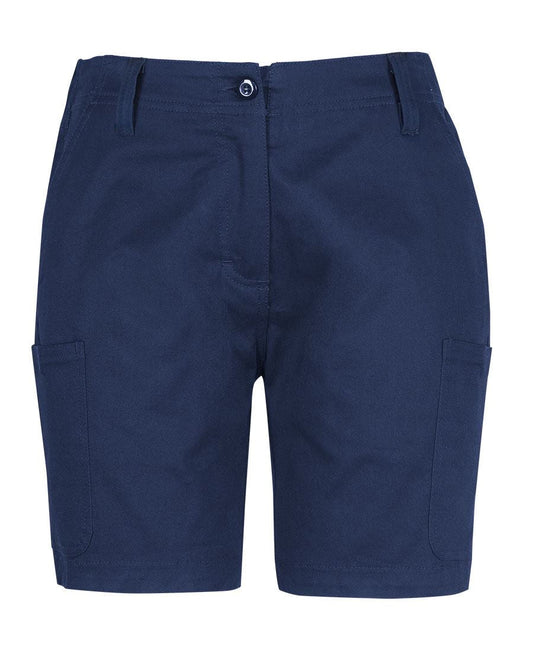 JB's Ladies Multi Pocket Stretch Twill Short (6MTS1)
