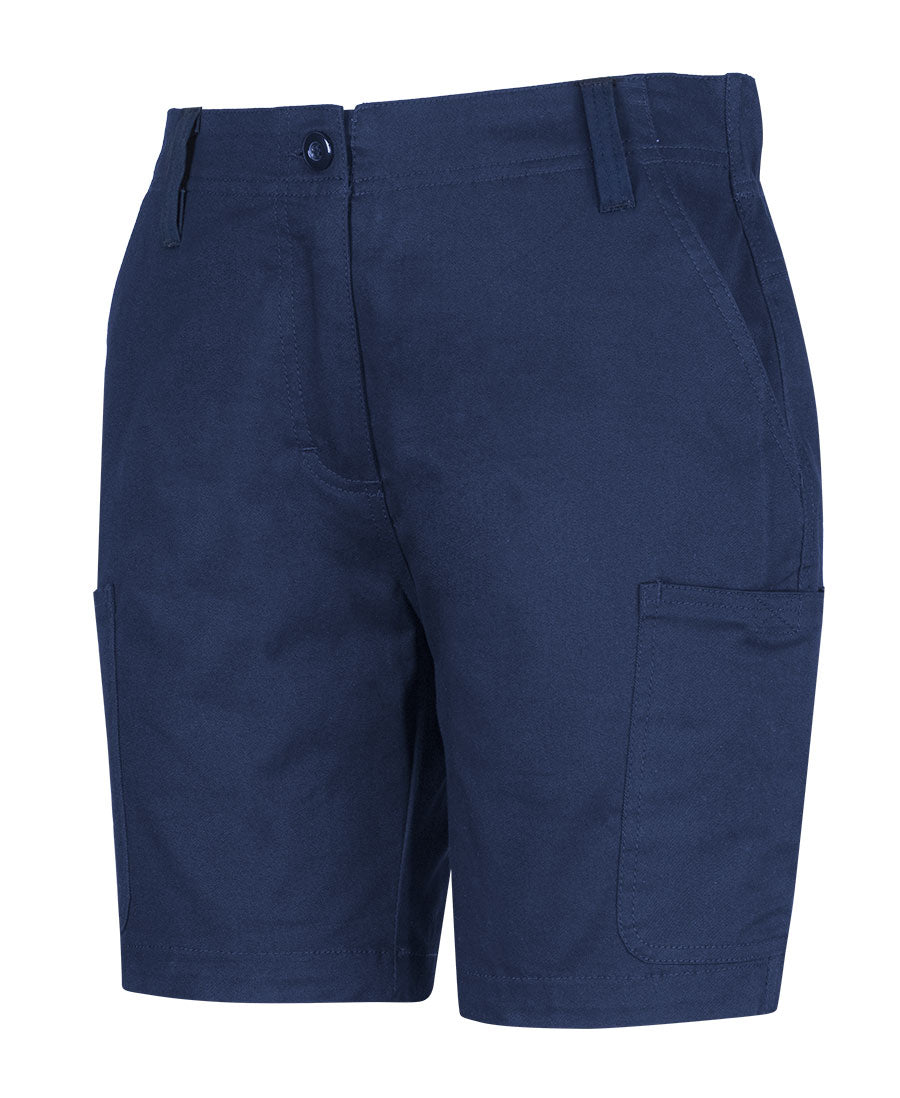 JB's Ladies Multi Pocket Stretch Twill Short (6MTS1)