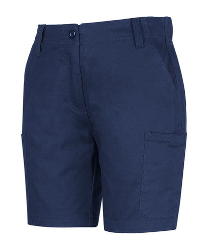 JB's Ladies Multi Pocket Stretch Twill Short (6MTS1)