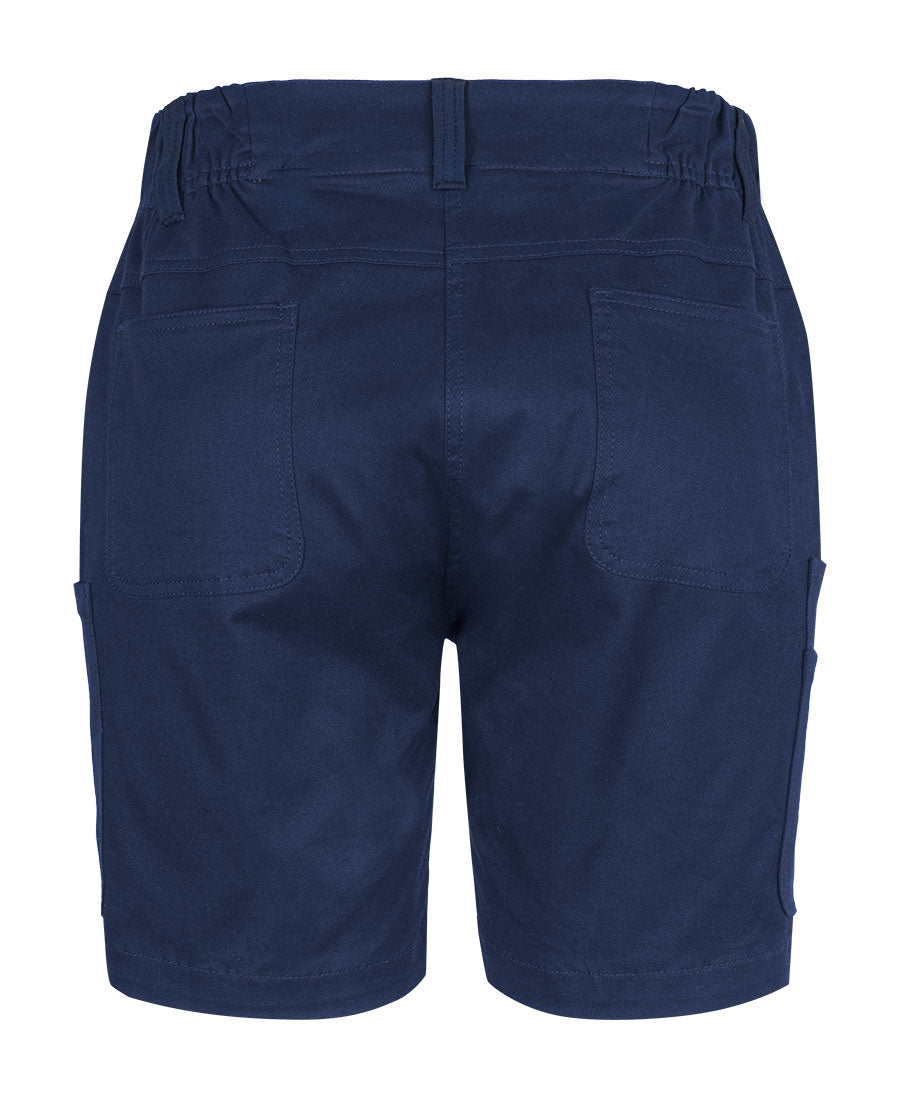 JB's Ladies Multi Pocket Stretch Twill Short (6MTS1)
