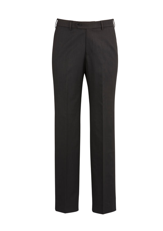 Biz Corporates Mens Cool Stretch Flat Front Pant Stout (70112S)-Clearance