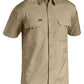 Bisley Mens X Airflow Ripstop Work Shirt Short Sleeve (BS1414)