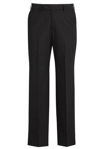 Biz Corporates Mens Comfort Wool Stretch Flat Front Pant (74012)