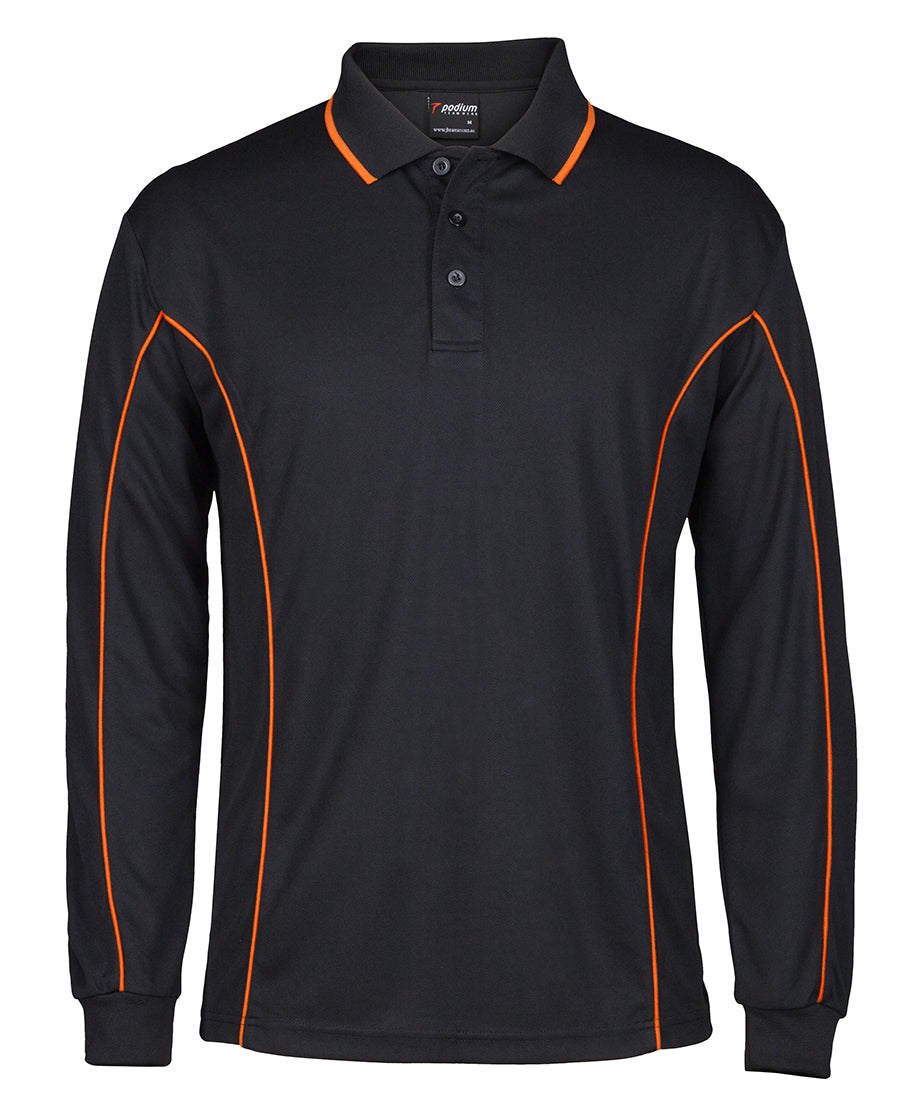 JBs Wear Podium Long Sleeve Piping Polo (7PIPL)