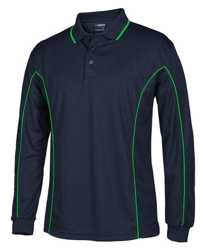 JBs Wear Podium Long Sleeve Piping Polo (7PIPL)