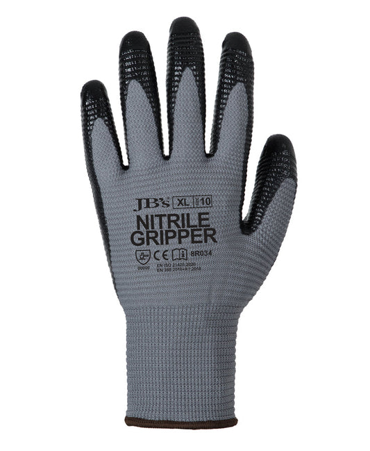 JB's Nitrile Gripper Glove (12 Pack) (8R034)