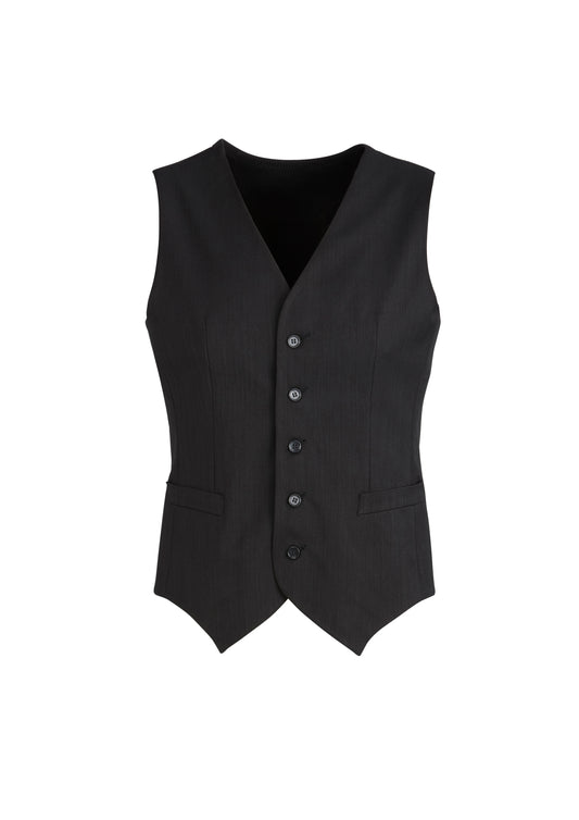 Biz Corporates Mens Cool Stretch Peaked Vest with Knitted Back (90111)-Clearance