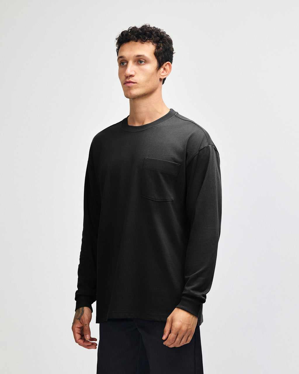 American Apparel Heavyweight Oversized Long Sleeve T-Shirt (9410)