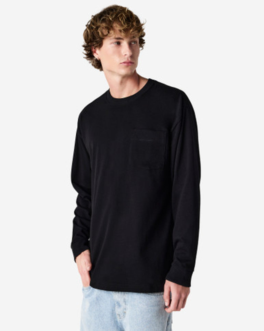American Apparel Heavyweight Oversized Long Sleeve T-Shirt (9410)