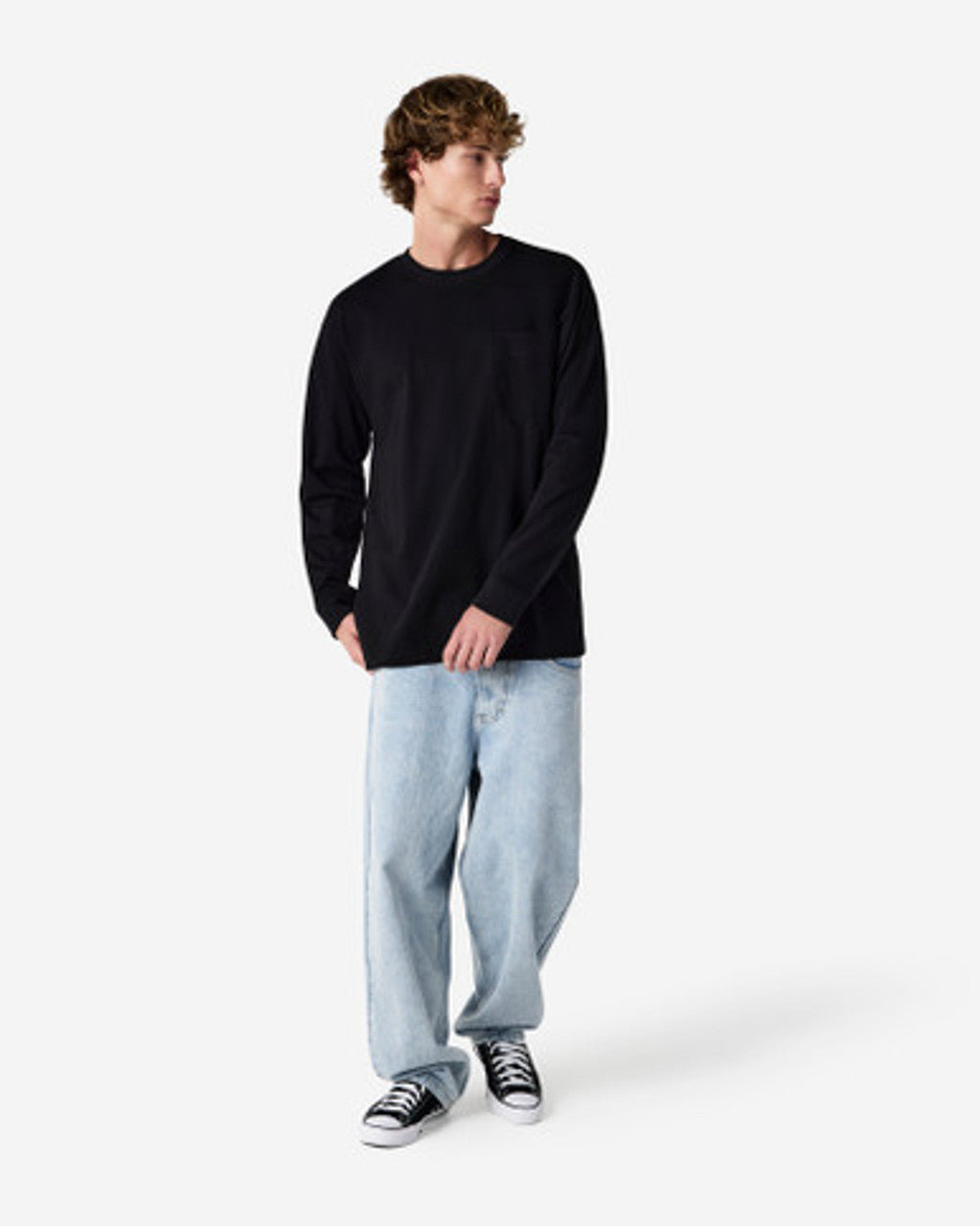 American Apparel Heavyweight Oversized Long Sleeve T-Shirt (9410)