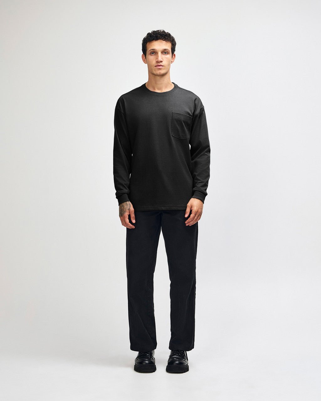 American Apparel Heavyweight Oversized Long Sleeve T-Shirt (9410)