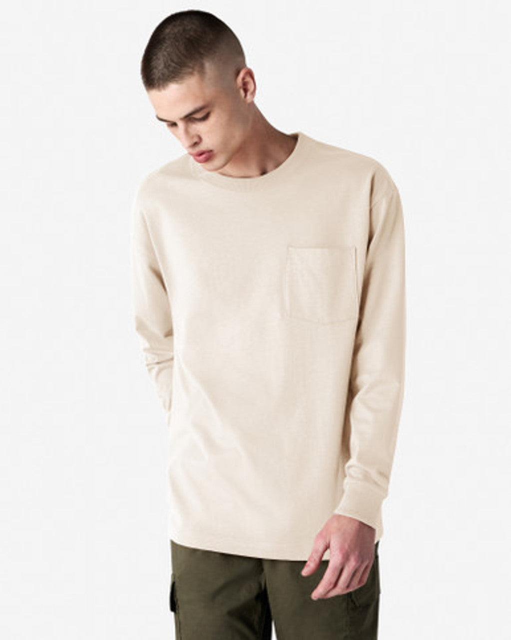 American Apparel Heavyweight Oversized Long Sleeve T-Shirt (9410)