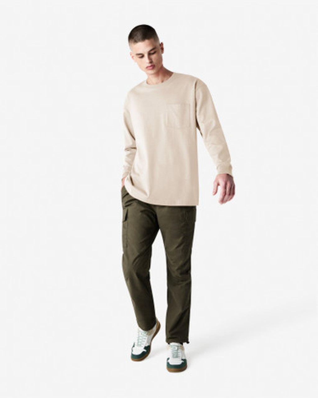 American Apparel Heavyweight Oversized Long Sleeve T-Shirt (9410)