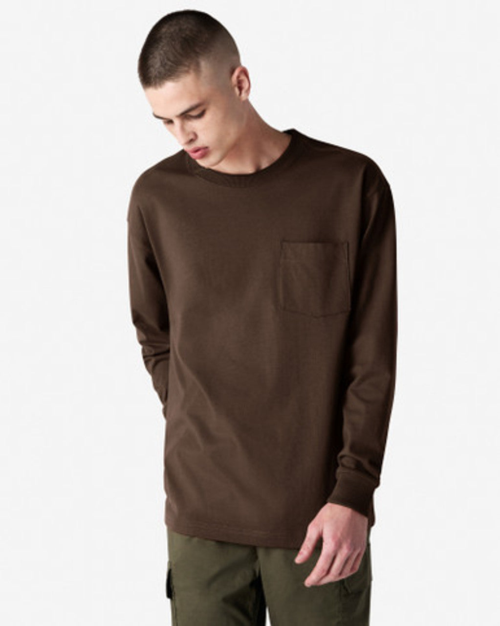 American Apparel Heavyweight Oversized Long Sleeve T-Shirt (9410)