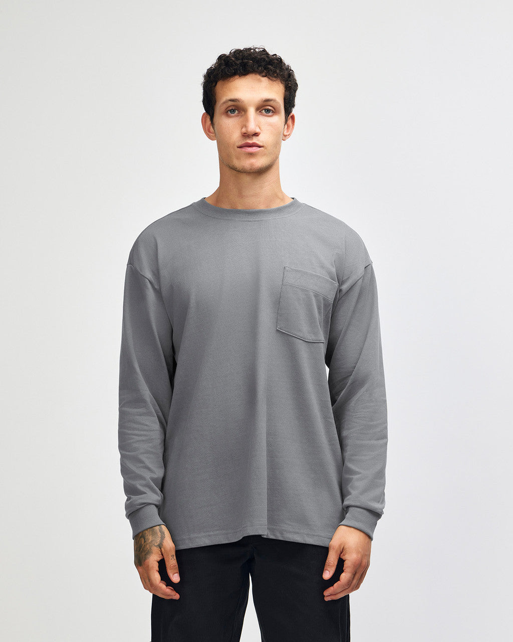 American Apparel Heavyweight Oversized Long Sleeve T-Shirt (9410)