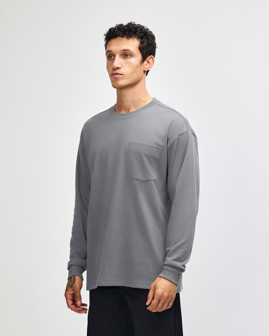 American Apparel Heavyweight Oversized Long Sleeve T-Shirt (9410)