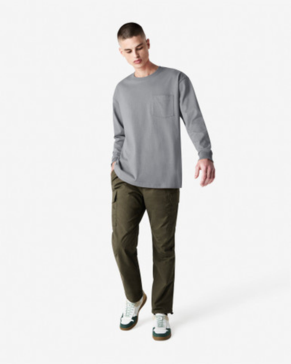 American Apparel Heavyweight Oversized Long Sleeve T-Shirt (9410)