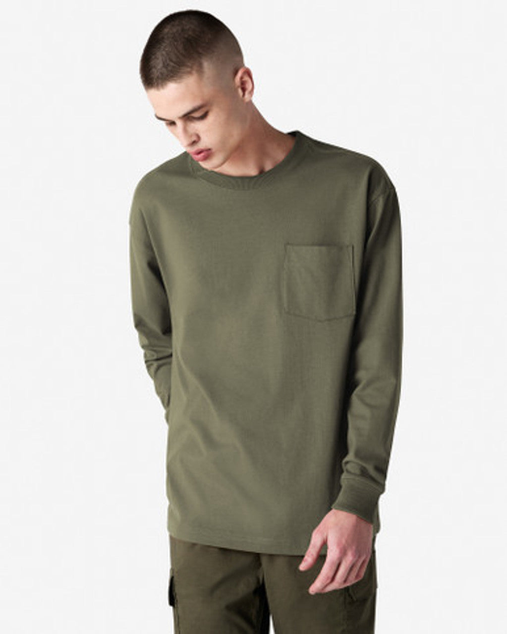 American Apparel Heavyweight Oversized Long Sleeve T-Shirt (9410)