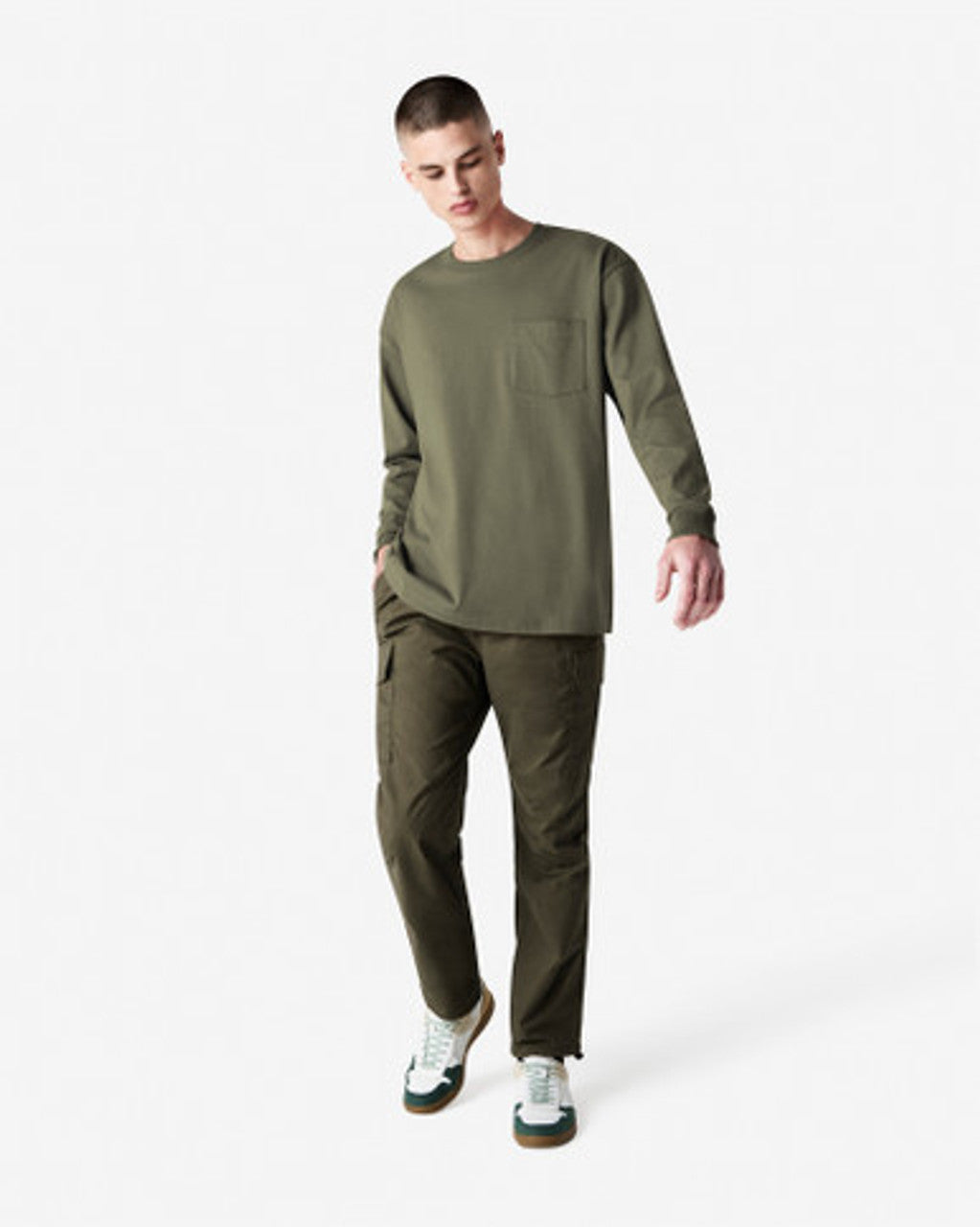 American Apparel Heavyweight Oversized Long Sleeve T-Shirt (9410)