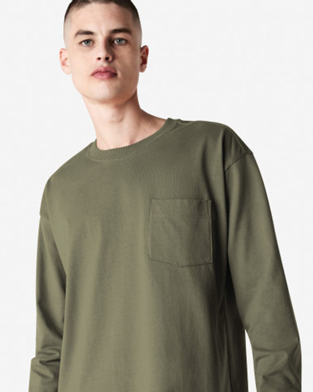 American Apparel Heavyweight Oversized Long Sleeve T-Shirt (9410)