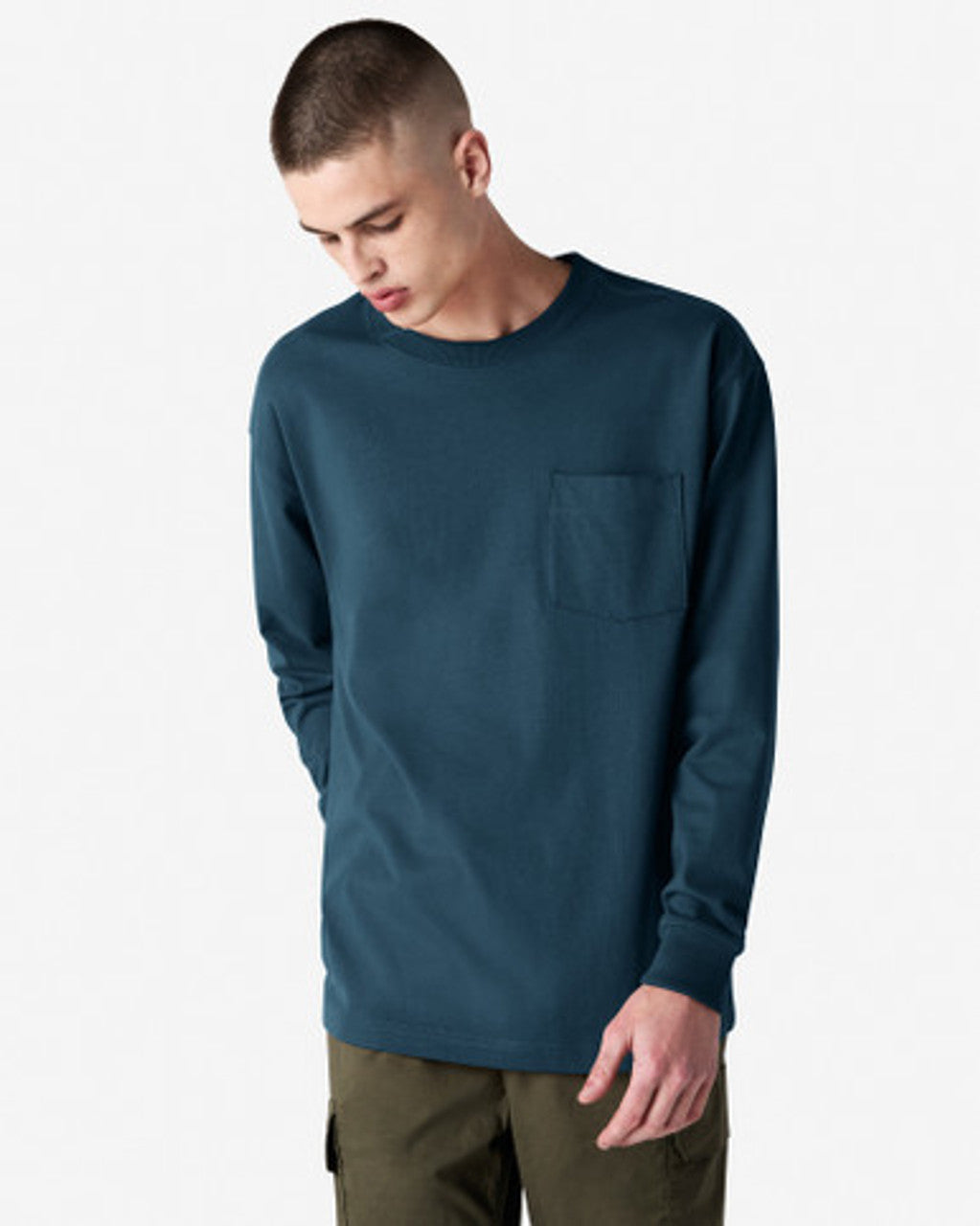 American Apparel Heavyweight Oversized Long Sleeve T-Shirt (9410)