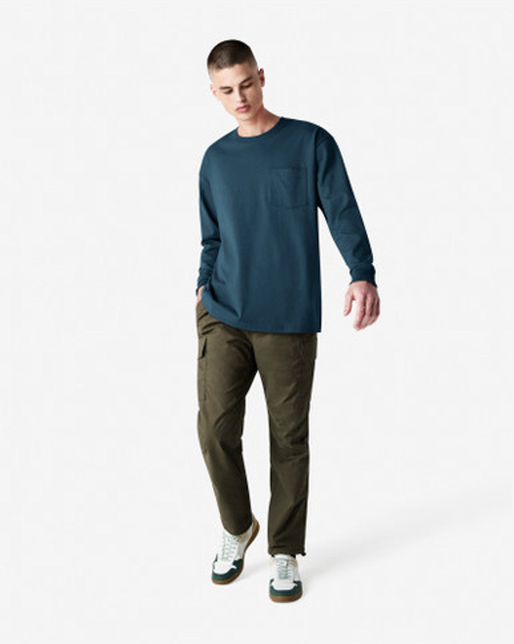 American Apparel Heavyweight Oversized Long Sleeve T-Shirt (9410)