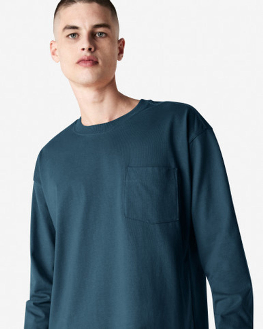American Apparel Heavyweight Oversized Long Sleeve T-Shirt (9410)