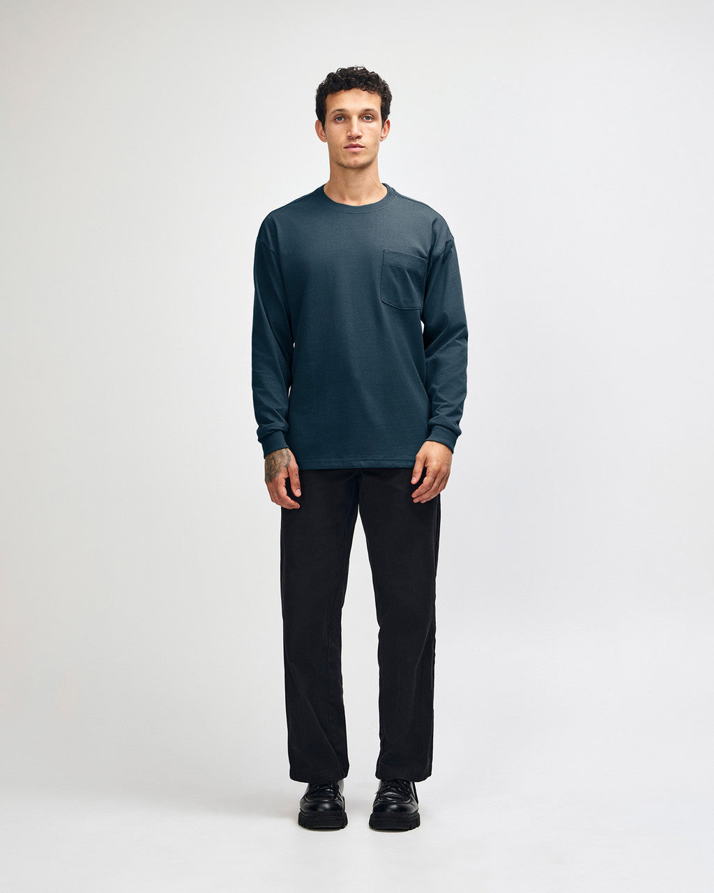 American Apparel Heavyweight Oversized Long Sleeve T-Shirt (9410)