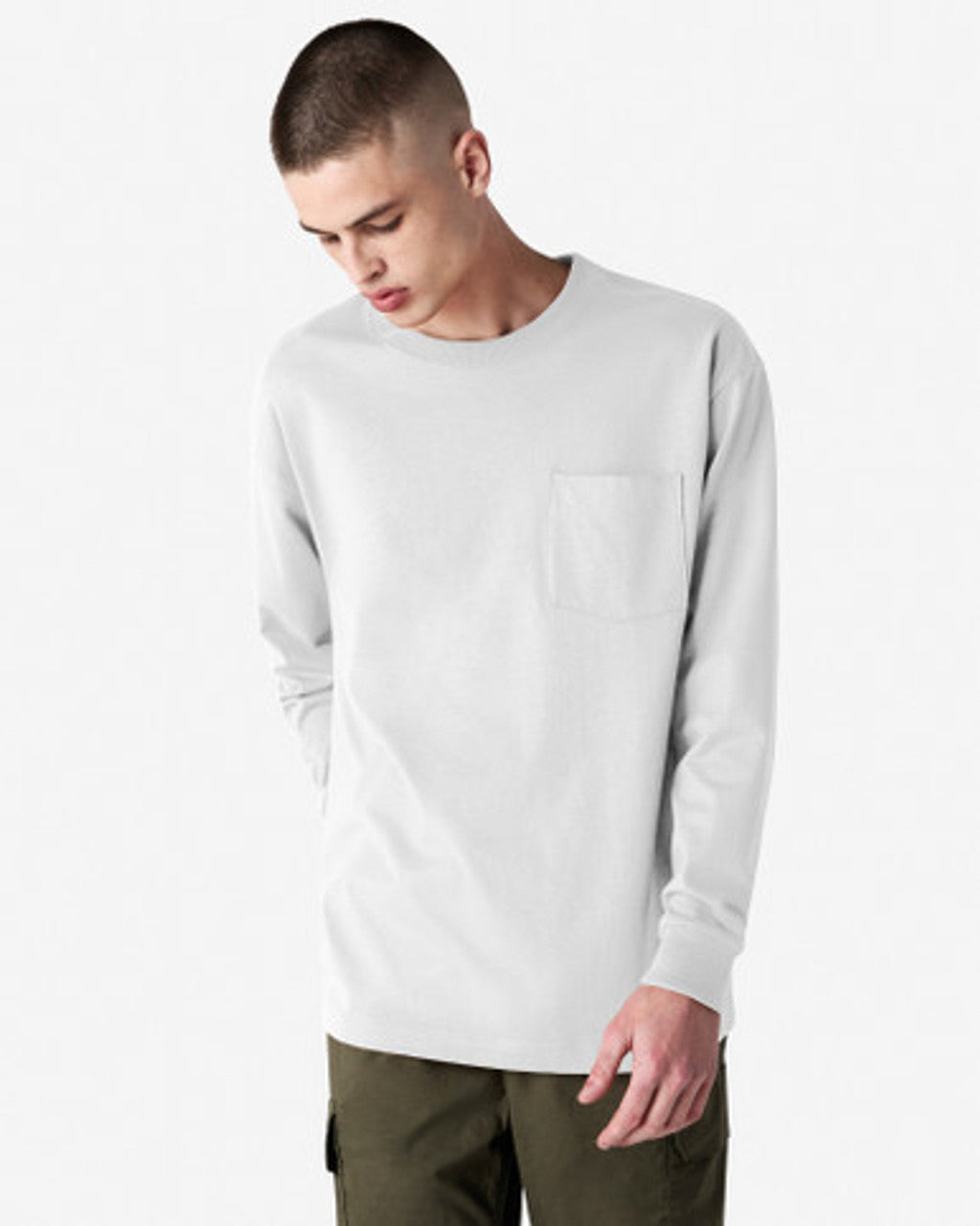 American Apparel Heavyweight Oversized Long Sleeve T-Shirt (9410)