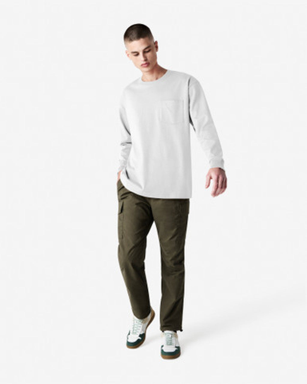 American Apparel Heavyweight Oversized Long Sleeve T-Shirt (9410)