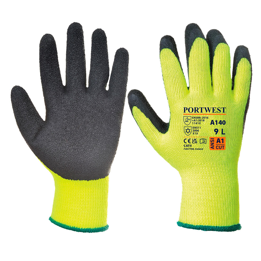 Portwest Thermal Grip Glove - Latex (A140)