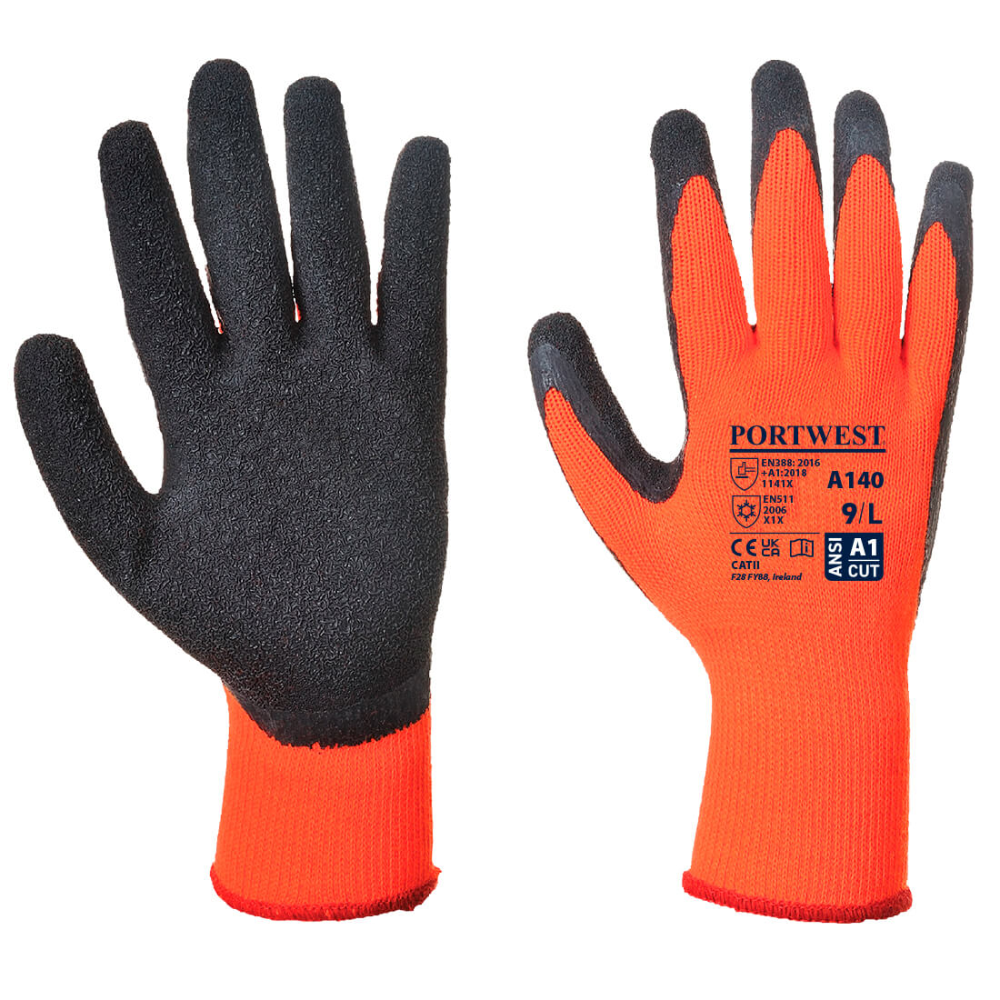 Portwest Thermal Grip Glove - Latex (A140)
