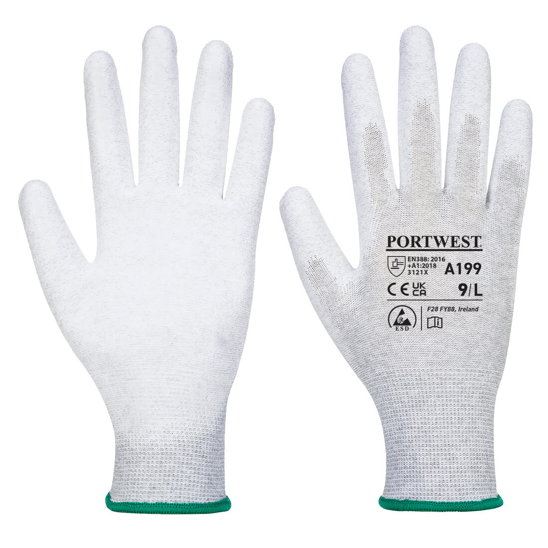 Portwest Antistatic PU Palm Glove (A199) - Clearance