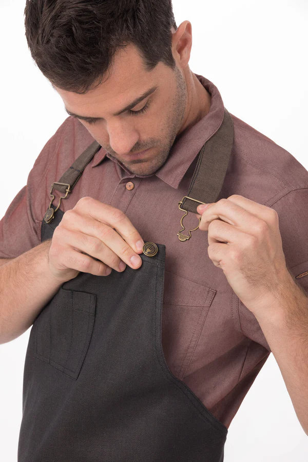 Chef Works Boulder Chef's Bib Apron (ABCWT001)