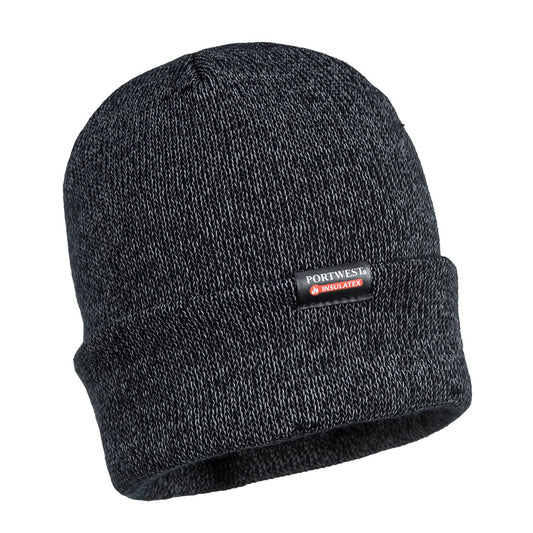 Portwest Reflective Knit Beanie Insulatex Lined (B026)