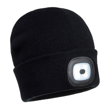 Portwest Rechargeable Twin LED Beanie	 (B028)