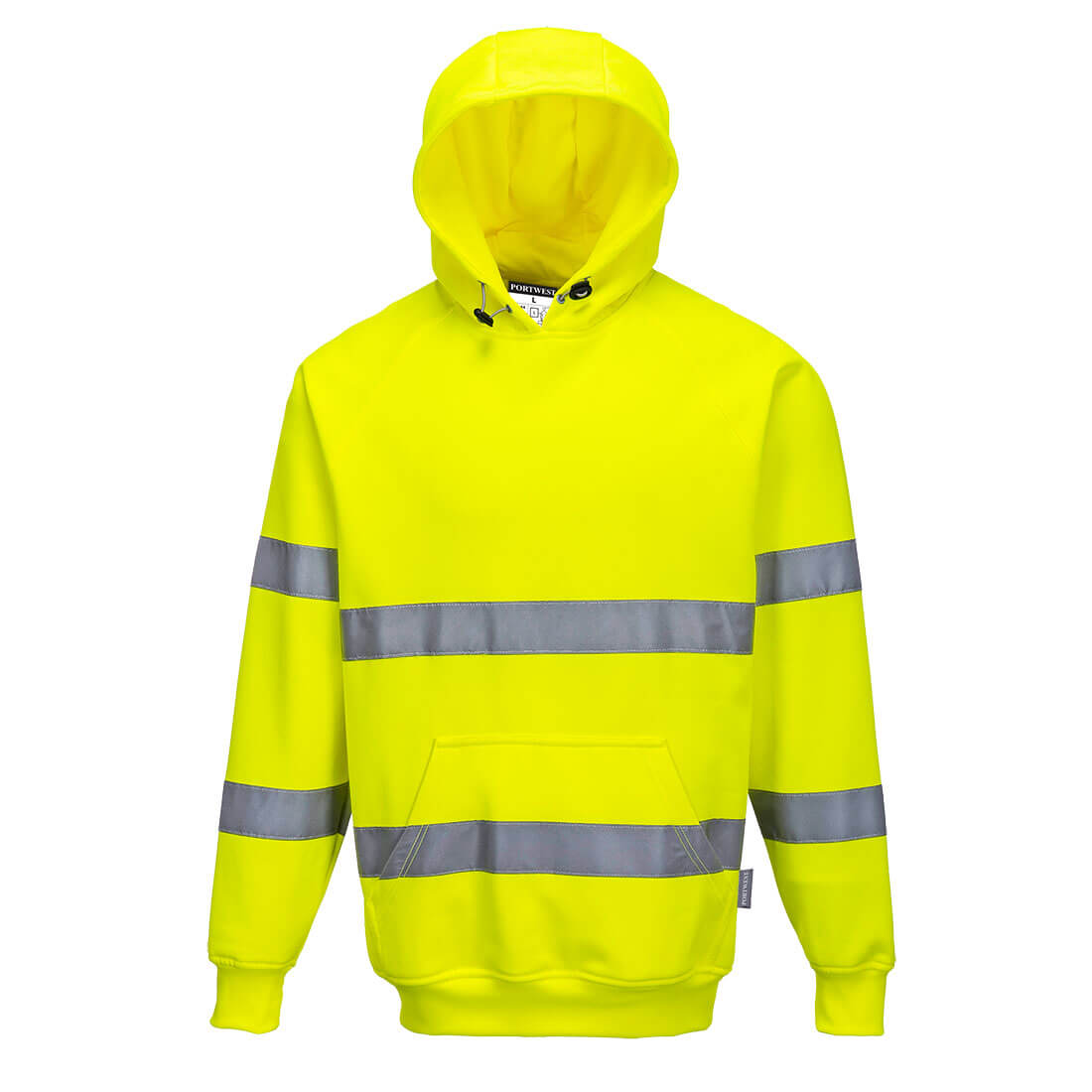 Portwest Brush Fleece Hoodie With Tape (B304) - Clearance