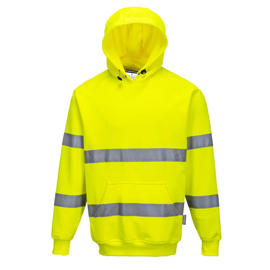 Portwest Brush Fleece Hoodie With Tape (B304) - Clearance