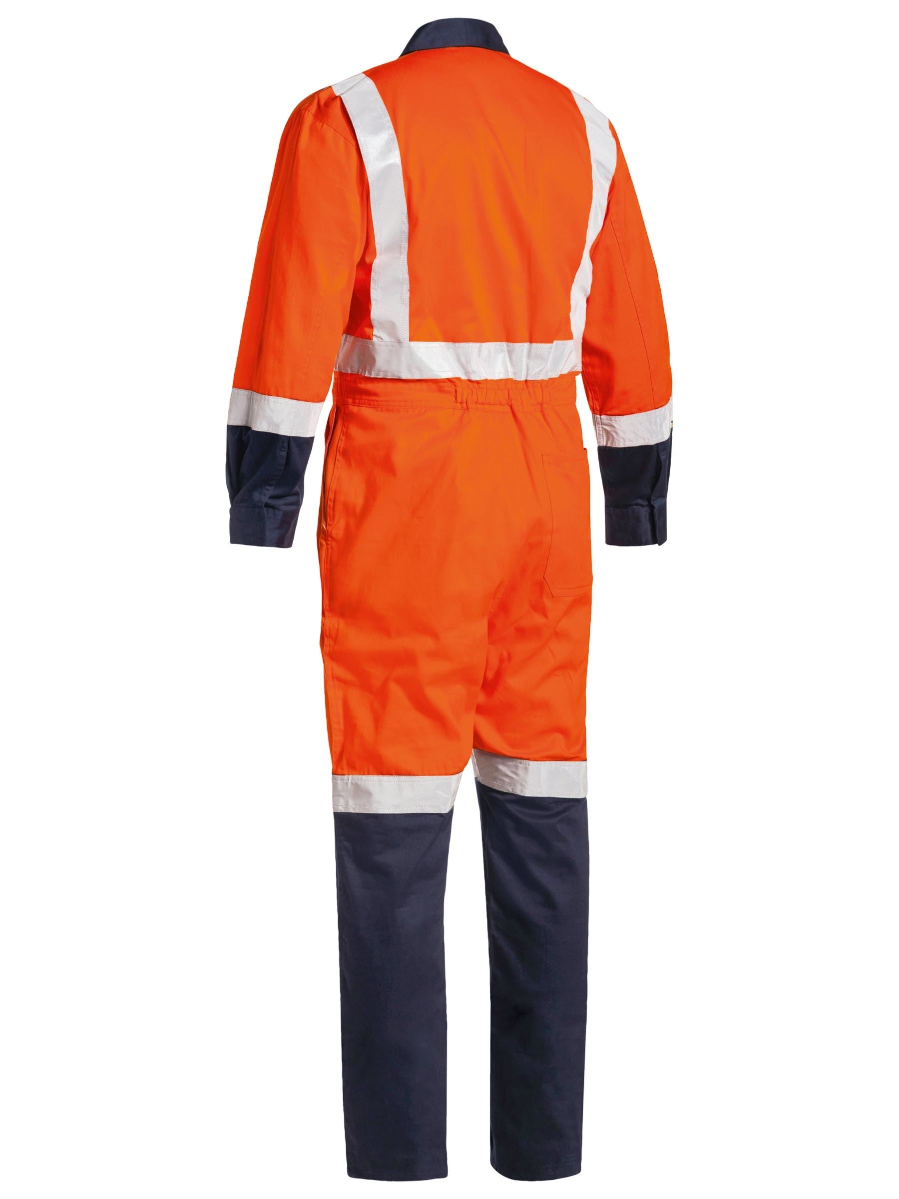 Bisley Taped TTMC Hi Vis Lightweight Drill Coverall (BC6029T)