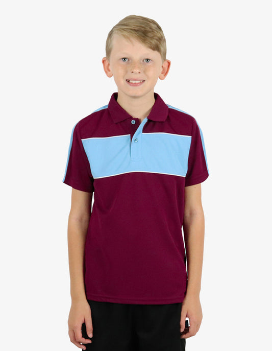 Be Seen Kids Polo With Contrast Shoulder (BSP2012K)