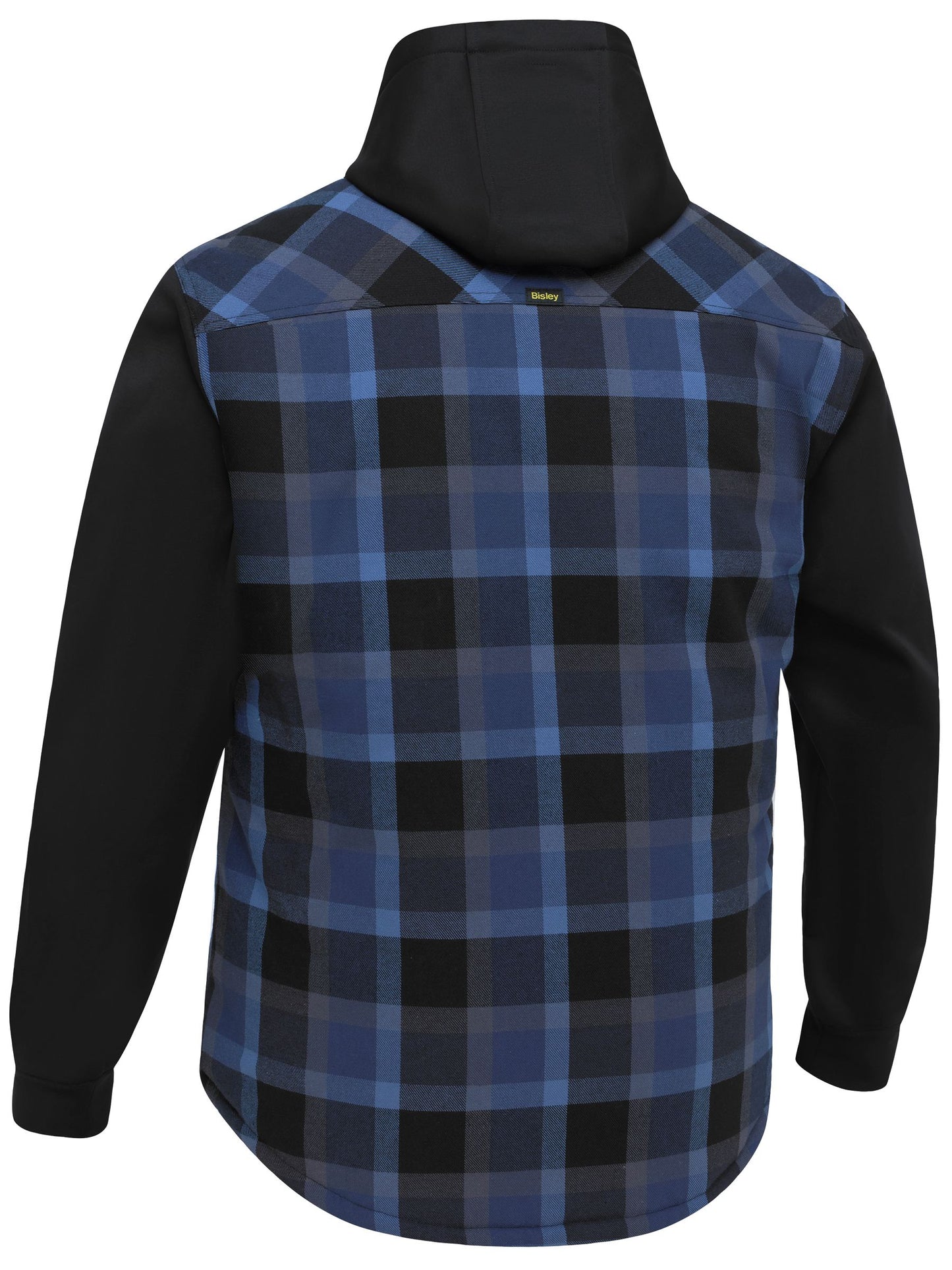 Bisley Contrast Check Hooded Shirt (BJ6708)