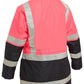 Bisley Women's Taped Hi Vis 5 In 1 Rain Jacket (BKL6975)