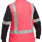 Bisley Women's Taped Hi Vis 5 In 1 Rain Jacket (BKL6975)