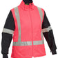 Bisley Women's Taped Hi Vis 5 In 1 Rain Jacket (BKL6975)