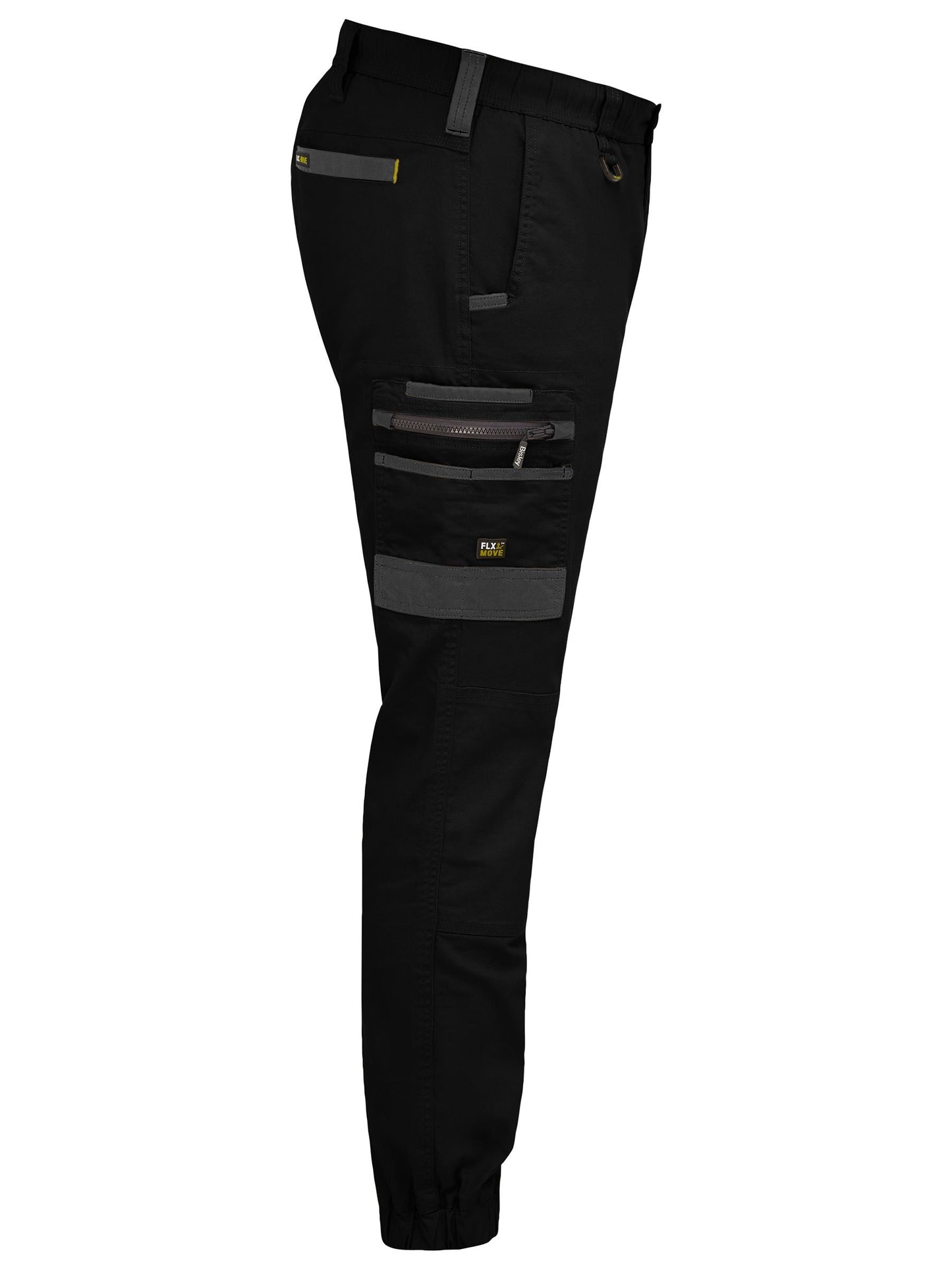 Bisley Flx & Move Elastic Waist Cargo Cuffed Pants (BPC6237)
